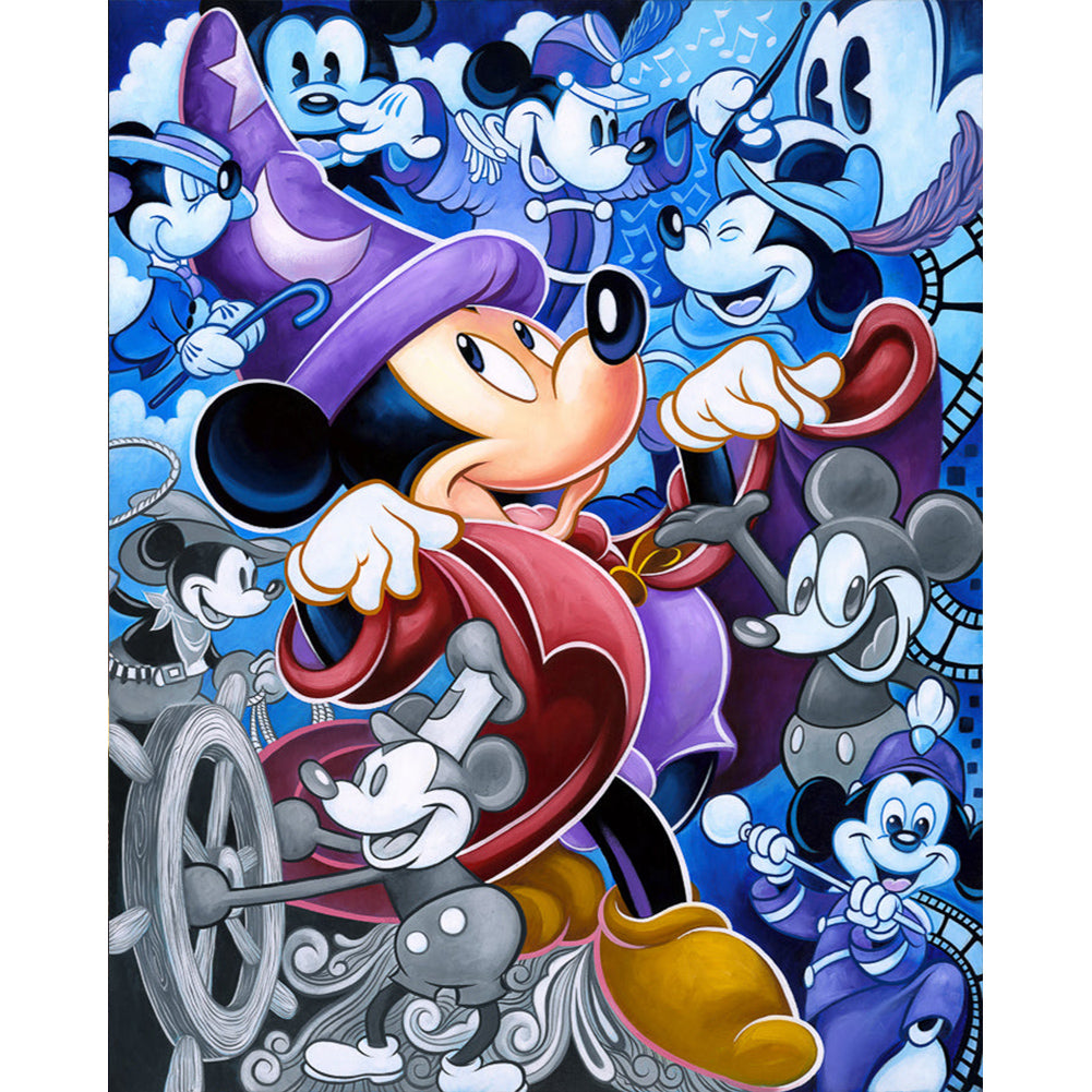 Diamond Painting - Full Round - Mickey Mouse (40*50CM)