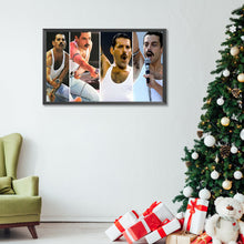 Load image into Gallery viewer, Diamond Painting - Full Round - rock singer freddie mercury (50*30CM)
