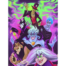 Load image into Gallery viewer, Diamond Painting - Full Round - disney villains (30*40CM)

