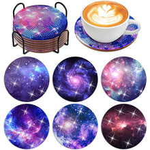 Load image into Gallery viewer, 6PCS Diamond Painting Art Coaster Kit Special Shape Diamond Painting DIY Coaster
