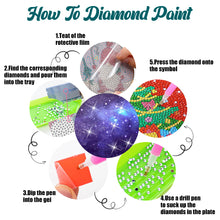 Load image into Gallery viewer, 6PCS Diamond Painting Art Coaster Kit Special Shape Diamond Painting DIY Coaster
