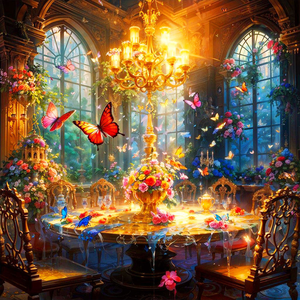 Diamond Painting - Full Round - Serenity Fluorescent Before Meal (40*40CM)