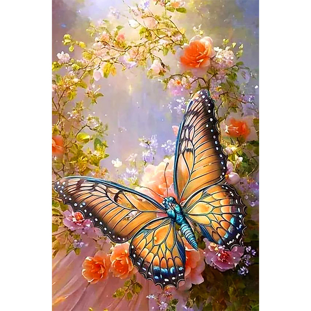 Diamond Painting - Full Round - Christmas fantasy butterfly (40*60CM)