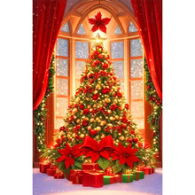 Load image into Gallery viewer, Diamond Painting - Full Round - Christmas tree and gifts (40*60CM)
