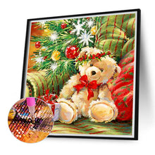 Load image into Gallery viewer, Diamond Painting - Full Round - Christmas teddy bear (40*40CM)
