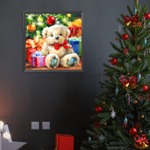 Load image into Gallery viewer, Diamond Painting - Full Round - Christmas white bear doll (40*40CM)
