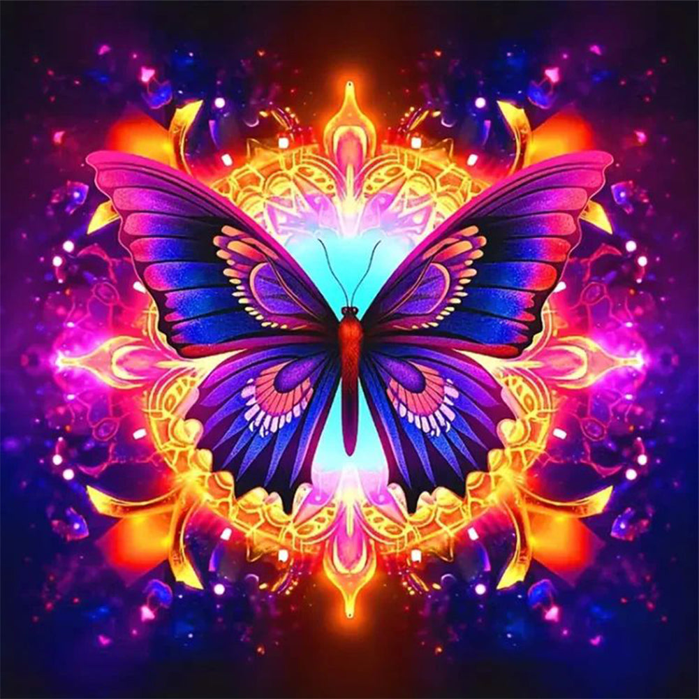 Diamond Painting - Full Round - Butterfly (30*30CM)