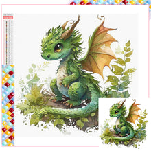 Load image into Gallery viewer, Diamond Painting - Full Square - cute dragon (30*30CM)
