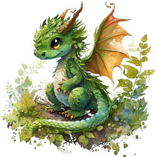 Load image into Gallery viewer, Diamond Painting - Full Square - cute dragon (30*30CM)
