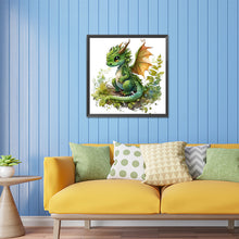 Load image into Gallery viewer, Diamond Painting - Full Square - cute dragon (30*30CM)

