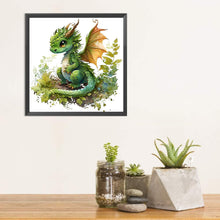 Load image into Gallery viewer, Diamond Painting - Full Square - cute dragon (30*30CM)
