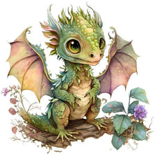 Load image into Gallery viewer, Diamond Painting - Full Square - cute dragon (30*30CM)
