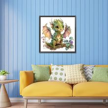 Load image into Gallery viewer, Diamond Painting - Full Square - cute dragon (30*30CM)
