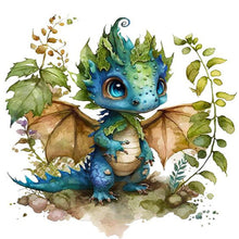 Load image into Gallery viewer, Diamond Painting - Full Square - cute dragon (30*30CM)

