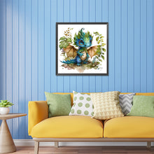 Load image into Gallery viewer, Diamond Painting - Full Square - cute dragon (30*30CM)
