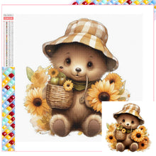 Load image into Gallery viewer, Diamond Painting - Full Square - sunflower bear (30*30CM)
