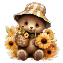 Load image into Gallery viewer, Diamond Painting - Full Square - sunflower bear (30*30CM)
