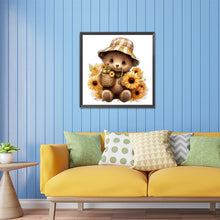 Load image into Gallery viewer, Diamond Painting - Full Square - sunflower bear (30*30CM)

