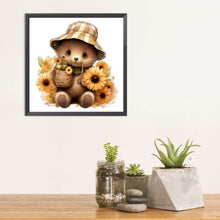 Load image into Gallery viewer, Diamond Painting - Full Square - sunflower bear (30*30CM)
