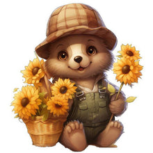 Load image into Gallery viewer, Diamond Painting - Full Square - sunflower bear (30*30CM)
