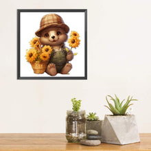 Load image into Gallery viewer, Diamond Painting - Full Square - sunflower bear (30*30CM)
