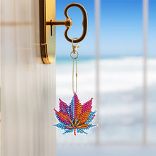 Load image into Gallery viewer, 5/6/8PCS Diamond Art Keyring Flexible Fish Double Sided Wizard Hat Special Shape
