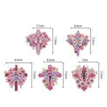 Load image into Gallery viewer, 5/6/8PCS Diamond Art Keyring Flexible Fish Double Sided Wizard Hat Special Shape
