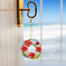 Load image into Gallery viewer, 5/6/8PCS Diamond Art Keyring Flexible Fish Double Sided Wizard Hat Special Shape
