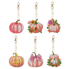 Load image into Gallery viewer, 5/6/8PCS Diamond Art Keyring Flexible Fish Double Sided Wizard Hat Special Shape
