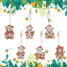 Load image into Gallery viewer, 5/6/8PCS Diamond Art Keyring Flexible Fish Double Sided Wizard Hat Special Shape
