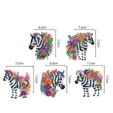 Load image into Gallery viewer, 5/6/8PCS Diamond Art Keyring Flexible Fish Double Sided Wizard Hat Special Shape
