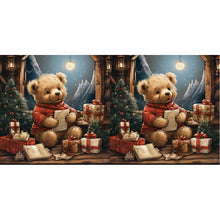 Load image into Gallery viewer, Diamond Painting - Full Round - Christmas Eve Bear (40*40CM)
