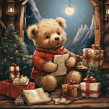 Load image into Gallery viewer, Diamond Painting - Full Round - Christmas Eve Bear (40*40CM)
