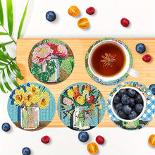 Load image into Gallery viewer, 8PCS Diamond Painting Coasters Kits Special Shape Diamond Painting DIY Coaster
