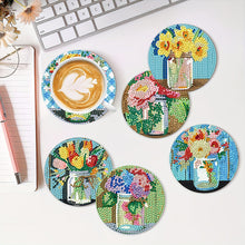 Load image into Gallery viewer, 8PCS Diamond Painting Coasters Kits Special Shape Diamond Painting DIY Coaster
