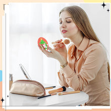 Load image into Gallery viewer, Double Sided Special Shape Diamond Pocket Mirror Santa for Adults Kids Beginners
