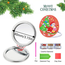 Load image into Gallery viewer, Double Sided Special Shape Diamond Art Mirror Snowman Santa Gift for Women Girls
