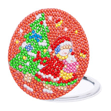 Load image into Gallery viewer, Double Sided Special Shape Diamond Art Mirror Snowman Santa Gift for Women Girls
