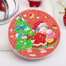Load image into Gallery viewer, Double Sided Special Shape Diamond Art Mirror Snowman Santa Gift for Women Girls
