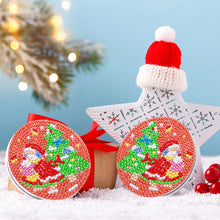 Load image into Gallery viewer, Double Sided Special Shape Diamond Art Mirror Snowman Santa Gift for Women Girls
