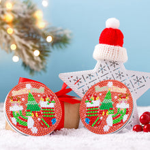 Load image into Gallery viewer, Double Sided Special Shape Diamond Art Mirror Snowman Santa Gift for Women Girls
