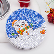 Load image into Gallery viewer, Double Sided Special Shape Diamond Art Mirror Snowman Santa Gift for Women Girls
