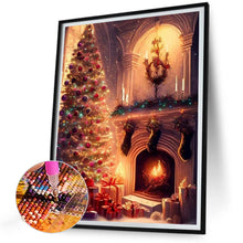 Load image into Gallery viewer, Diamond Painting - Full Round - Christmas warm fireplace (30*40CM)
