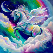 Load image into Gallery viewer, AB Diamond Painting - Full Round - rainbow unicorn (40*40CM)
