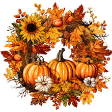 Load image into Gallery viewer, Diamond Painting - Full Round - pumpkin garland (30*30CM)
