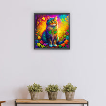 Load image into Gallery viewer, Diamond Painting - Full Round - Colorful cats (50*50CM)
