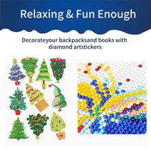 Load image into Gallery viewer, 2PCS Gem Art DIY Craft Kit Diamond Painting Sticker (Christmas Tree)
