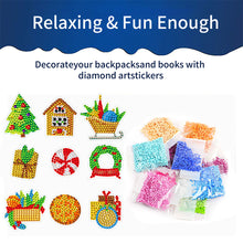 Load image into Gallery viewer, 2PCS Gem Art DIY Craft Kit Diamond Painting Sticker (Christmas Decoration)
