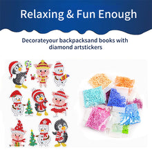 Load image into Gallery viewer, 2PCS Gem Art DIY Craft Kit Diamond Painting Sticker (Christmas Creatures BT412)
