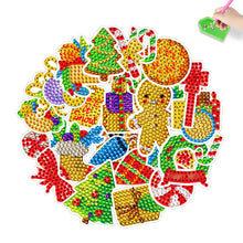 Load image into Gallery viewer, 2PCS Gem Art DIY Craft Kit Diamond Painting Sticker (Christmas Critters BT415)
